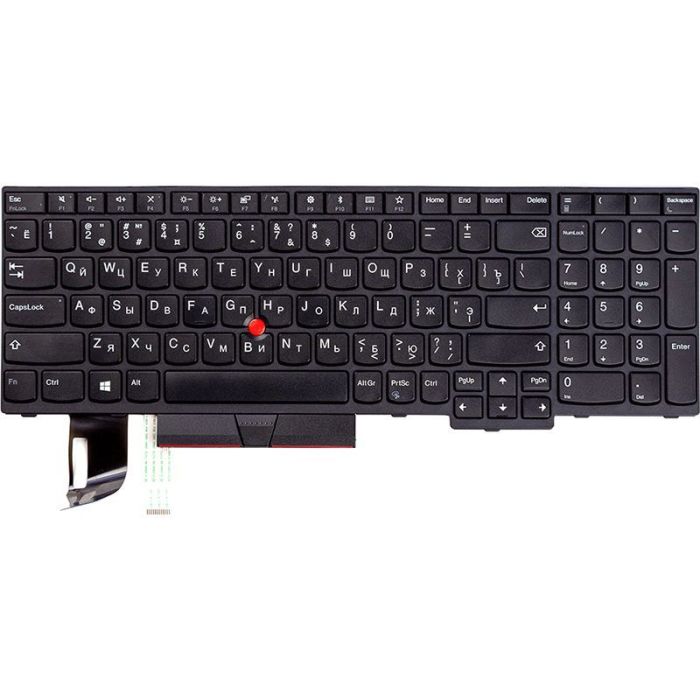 Клавіатура для ноутбука Lenovo Thinkpad E580 чорний