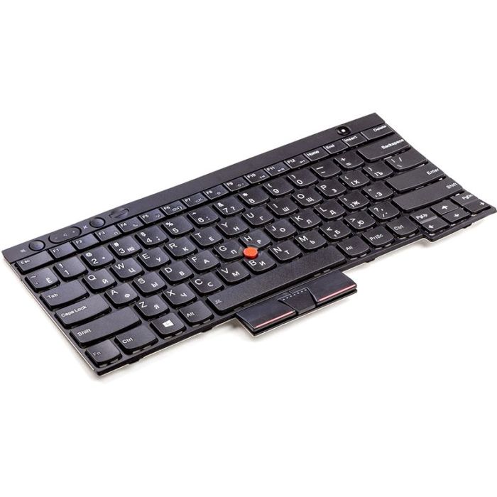 Клавіатура для ноутбука Lenovo Thinkpad T430, L430, X230 Чорна, чорна рамка