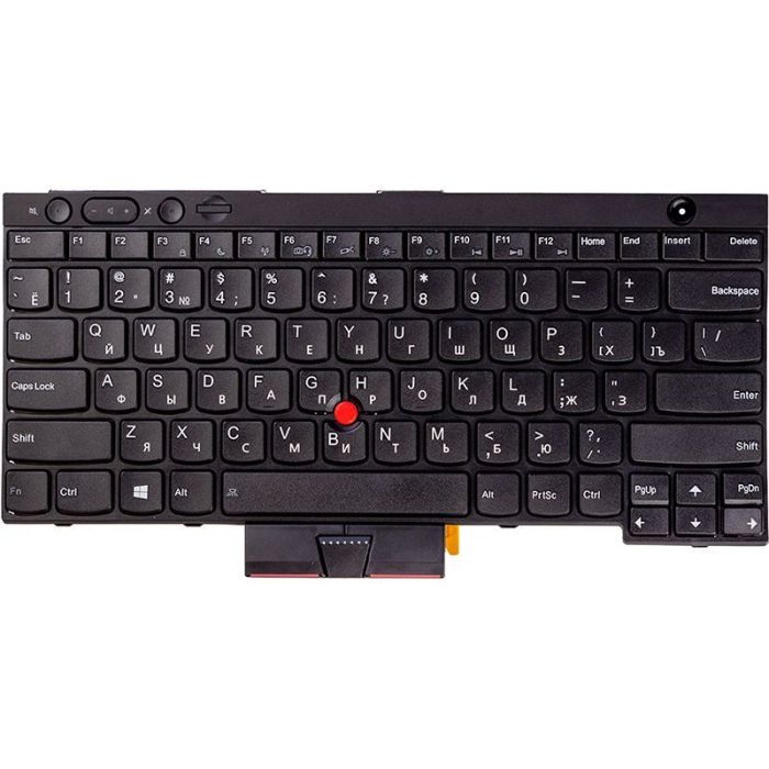Клавіатура для ноутбука Lenovo Thinkpad T430, L430, X230 Чорна, чорна рамка