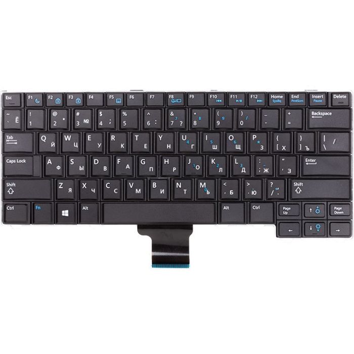 Клавіатура для ноутбука DELL Latitude E7240, E7440 Чорна