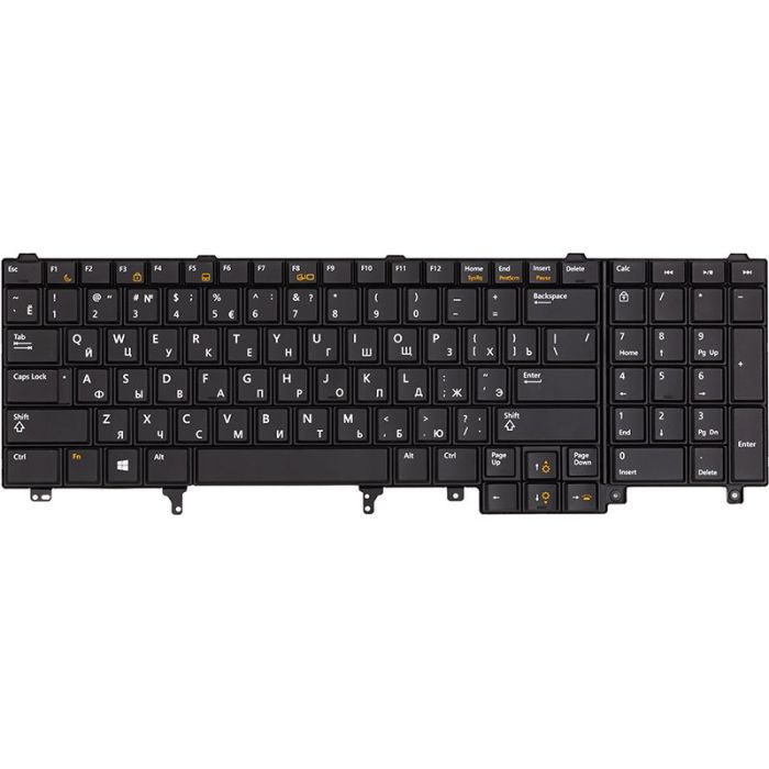 Клавіатура для ноутбука DELL E6520 з підсвічуванням