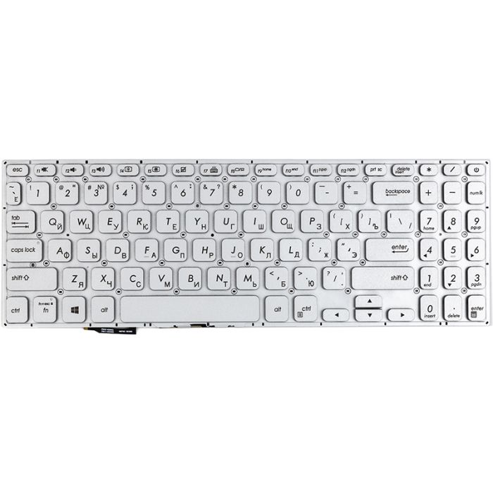 Клавіатура для ноутбука Asus S15 S530U з підсвічуванням