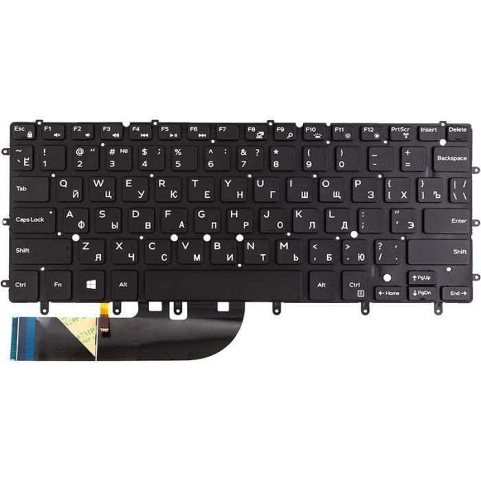 Клавіатура для ноутбука DELL XPS 13 9360 з підсвічуванням