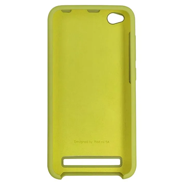 Чехол Silicone Case for Xiaomi Redmi 5A Yellow-Green (34)