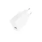Мережевий зарядний пристрій (адаптер) XO L159 1USB, QC3.0, 18W + Data Cable USB to Type-C white