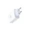 Мережевий зарядний пристрій (адаптер) 2в1 XO L164 1USB, 120W + Data Cable USB to Type-C white