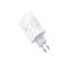 Мережевий зарядний пристрій (адаптер) 2в1 XO L164 1USB, 120W + Data Cable USB to Type-C white