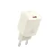 Мережевий зарядний пристрій (адаптер) XO CE07 2xPD, 35W, GaN-Technology white