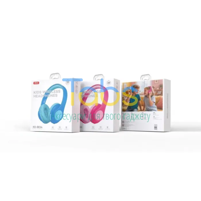 Дитячі навушники Bluetooth XO BE54 blue - зображення 4