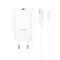 Мережевий зарядний пристрій (адаптер) 2в1 XO L112 1USB, QC3.0, 18W + Data Cable USB to Micro white