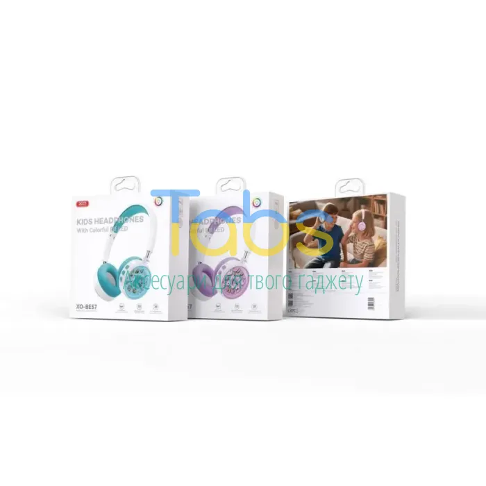 Дитячі навушники Bluetooth XO BE57 blue - зображення 3