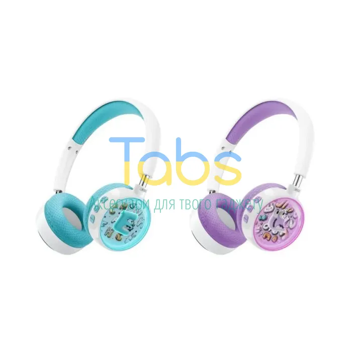 Дитячі навушники Bluetooth XO BE57 blue - зображення 2
