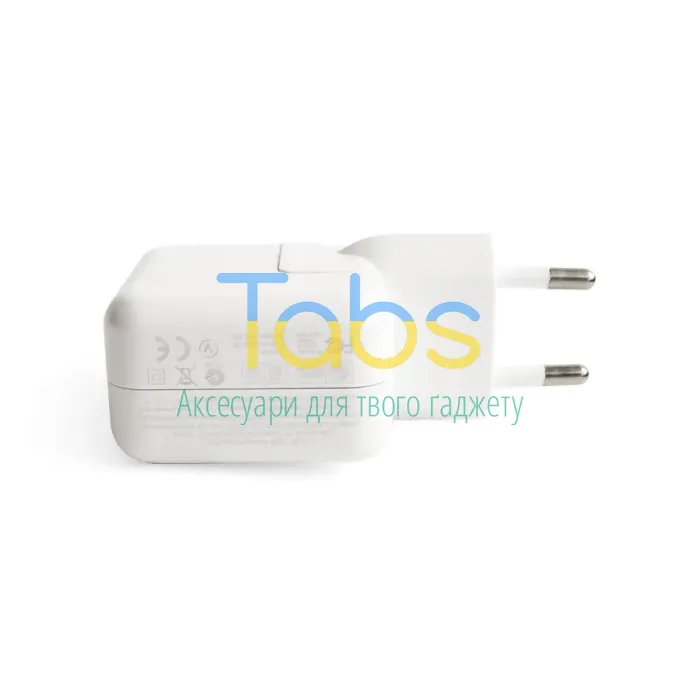 Мережевий зарядний пристрій (адаптер) для Apple iPad 1USB, 2.1A, 10W white High Quality - зображення 5