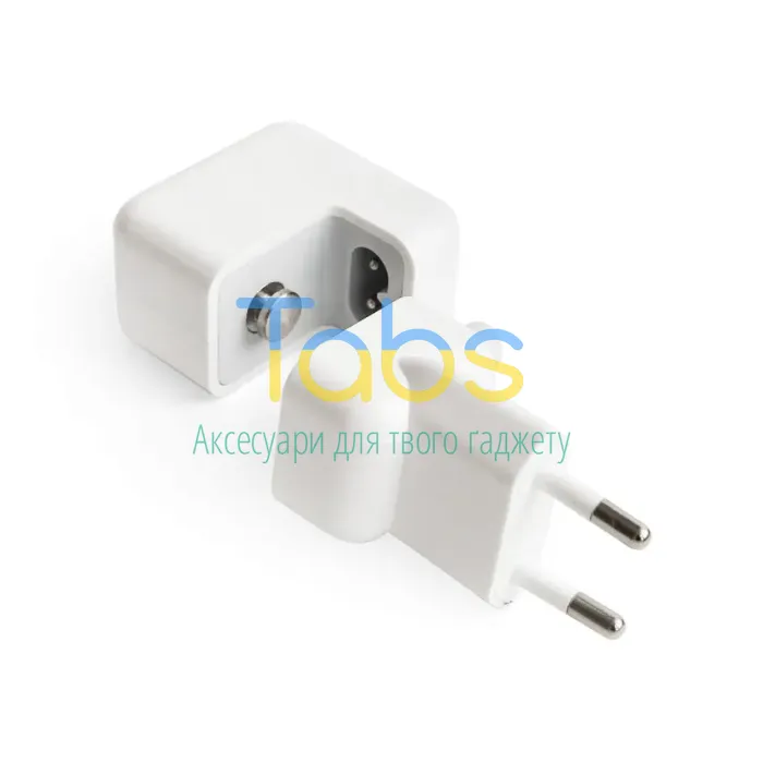 Мережевий зарядний пристрій (адаптер) для Apple iPad 1USB, 2.1A, 10W white High Quality - зображення 2