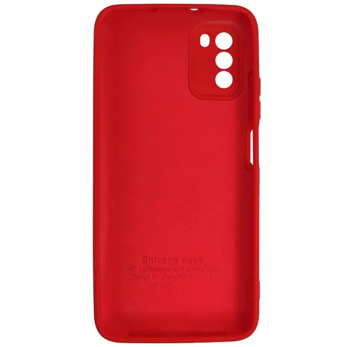 Чехол Silicone Case for Poco M3 Red (14)