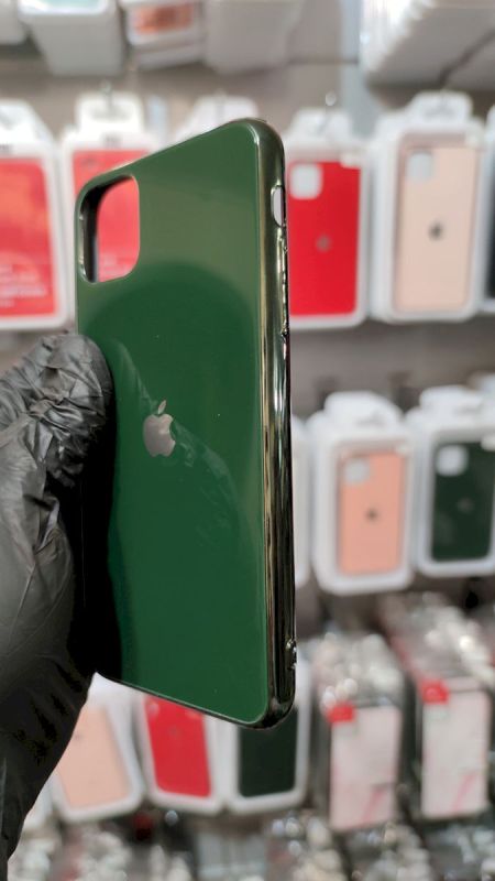 Чохол Glass Case для Apple iPhone 11 Pro Dark Green