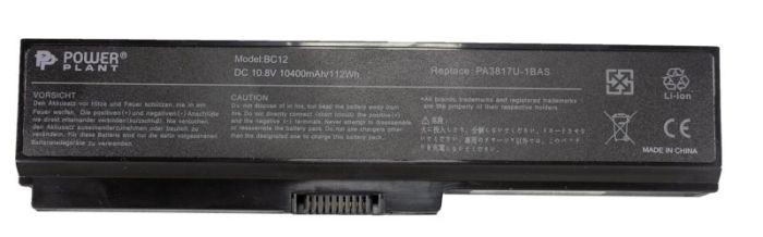 Аккумулятор PowerPlant для ноутбука TOSHIBA Satellite L750 (PA3817U-1BAS) 10.8V 10400mAh