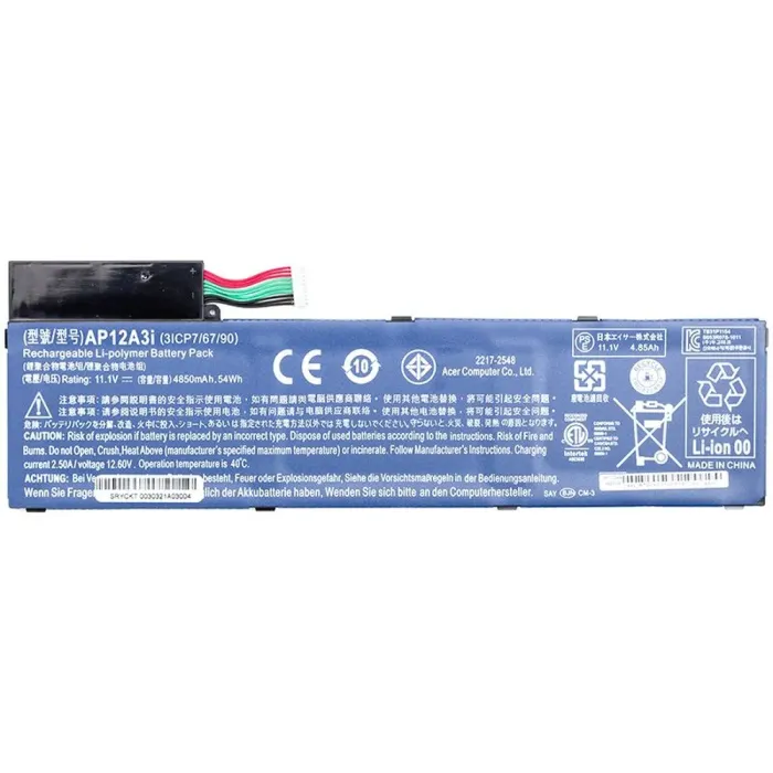 Акумулятор для ноутбука ACER Aspire M5-581T (AP12A3i) 11.1V 4850mAh (original)