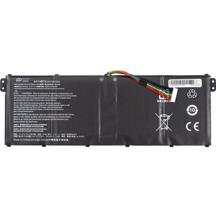 Акумулятор PowerPlant для ноутбуків ACER Spin 5 SP515-51GN (AC14B7K) 15.2V 3600mAh