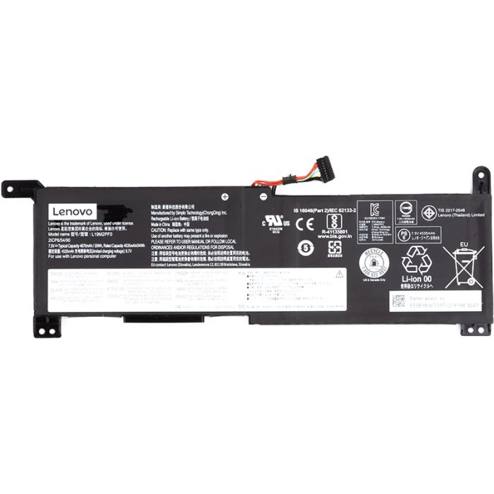 Акумулятор для ноутбука LENOVO Ideapad Slim 1-11AST-05 (L19M2PF0) 7.5V 4670mAh (original)