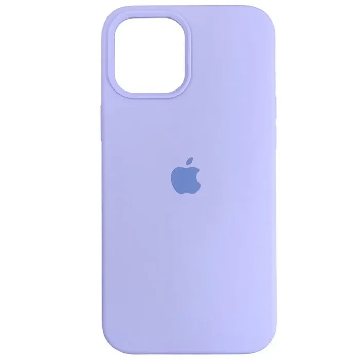 Чехол Quality Silicone Case iPhone 12/12 Pro Light Violet (41)