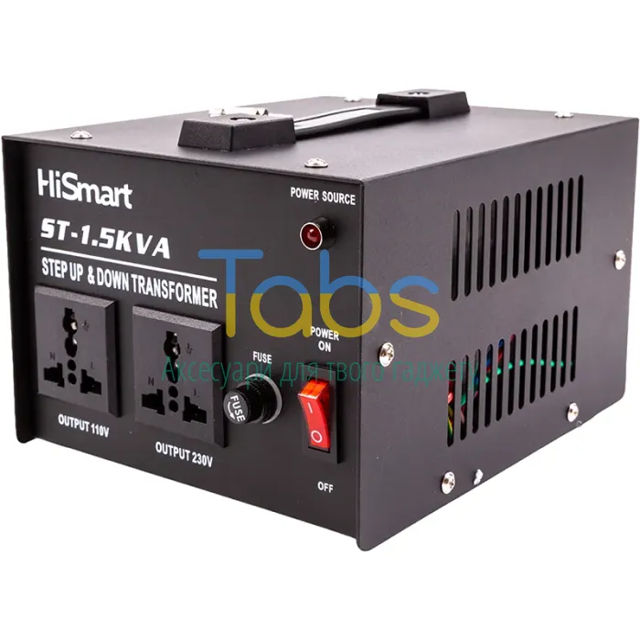 Трансформатор напруги 110VAC-220VAC, 220VAC-110VAC, 1500VA - изображение 1