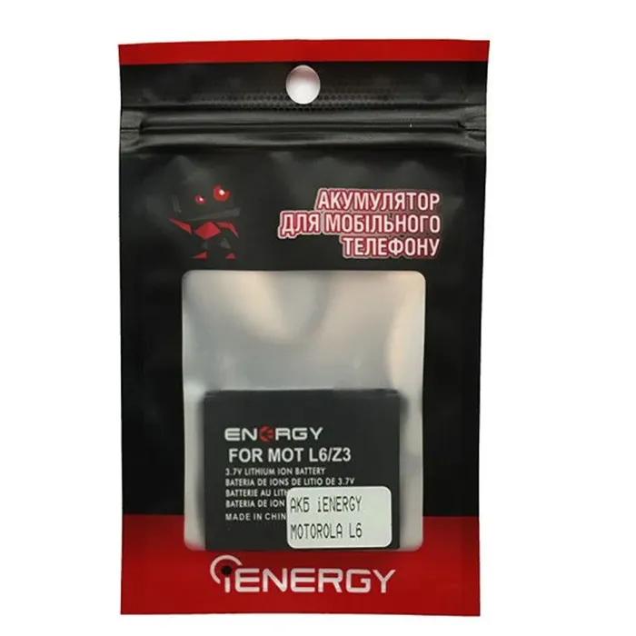 Аккумулятор для iENERGY MOTOROLA L6 (650 mAh)