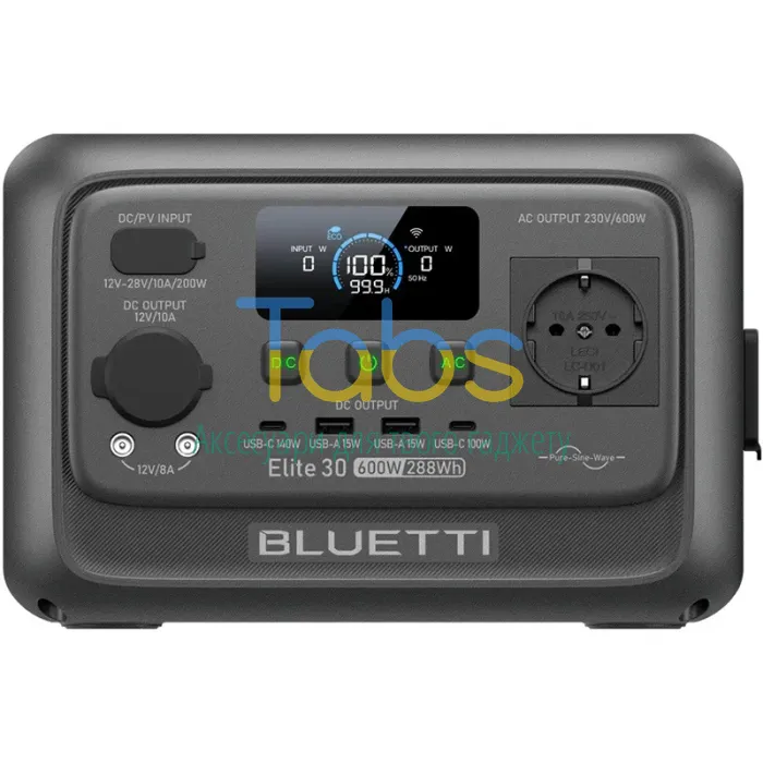 !!!Уцінка!!! Зарядна станція Bluetti Elite 30 V2 288Wh 80000mAh 600W - зображення 1