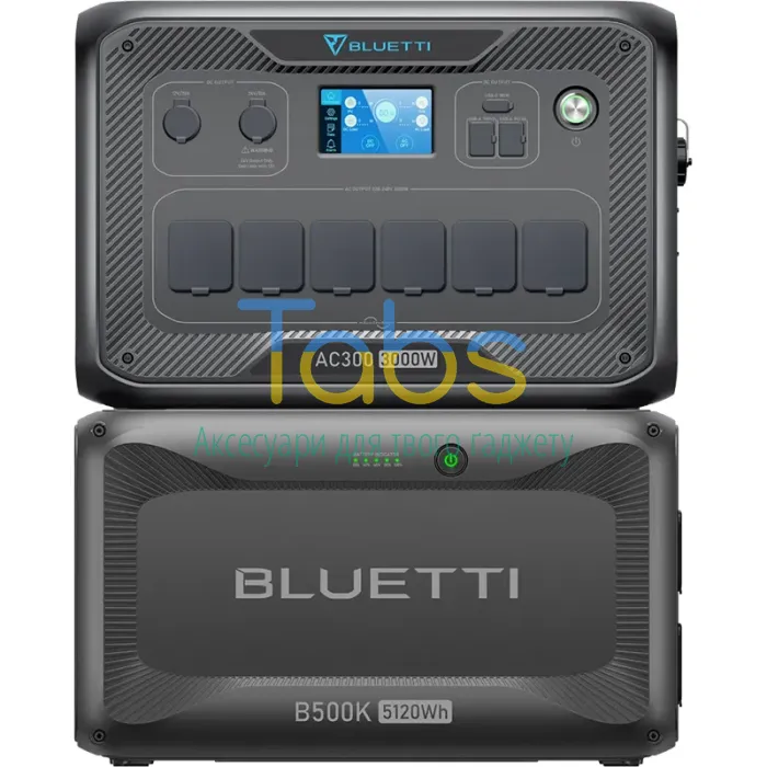 Зарядна станція Bluetti AC300 + B500K 5120Wh 1420000mAh 3000W - зображення 1