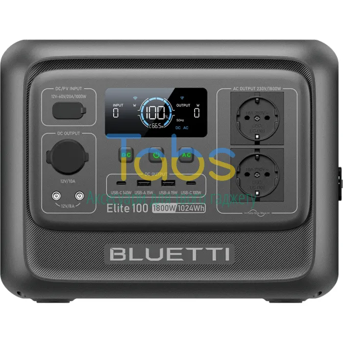 Зарядна станція Bluetti Elite 100 V2 1024Wh 284444mAh 1800W - зображення 1