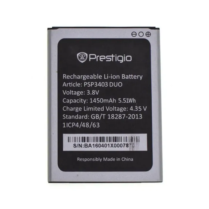 Аккумулятор для Prestigio PSP3403, PSP3413 Wize LX3 1450 mAh Original PRC