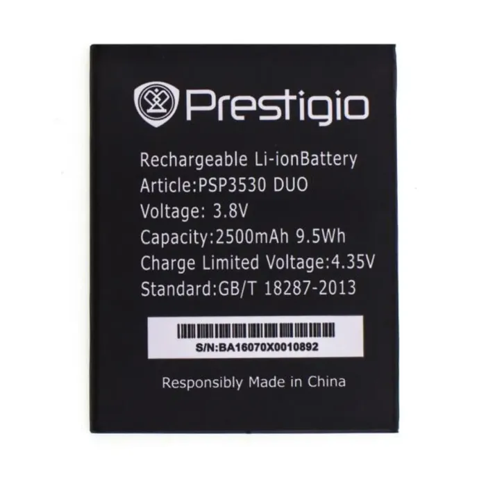 Аккумулятор для Prestigio PSP3530, PSP3532 для Muze F3 2500 mAh Original PRC