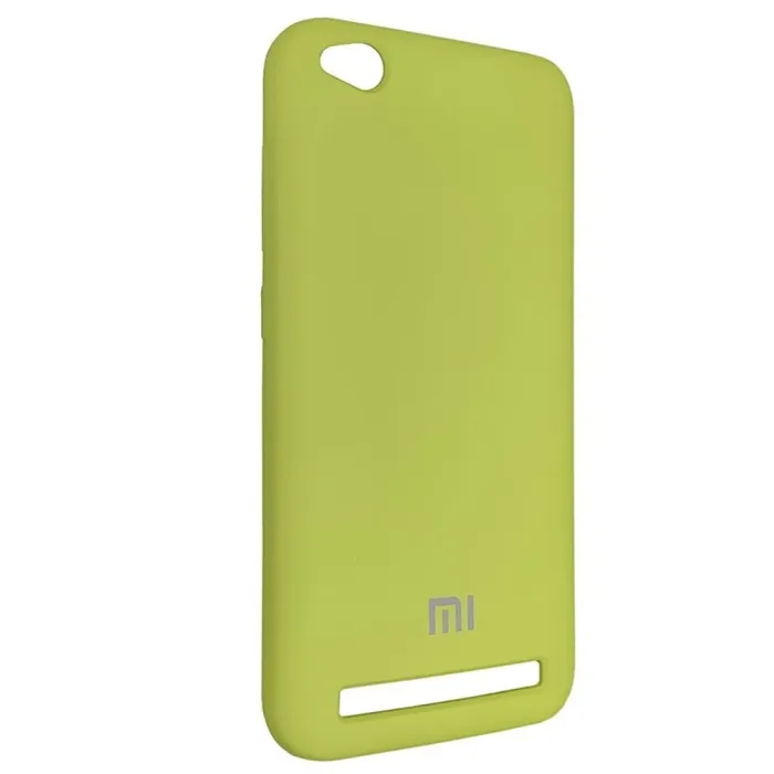 Чехол Silicone Case for Xiaomi Redmi 5A Yellow-Green (34)