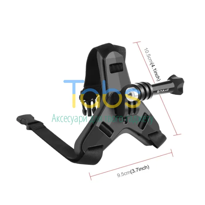 Кріплення PULUZ PU579B для підборіддя мотоциклетного шолома для GoPro, DJI Osmo Action - зображення 2