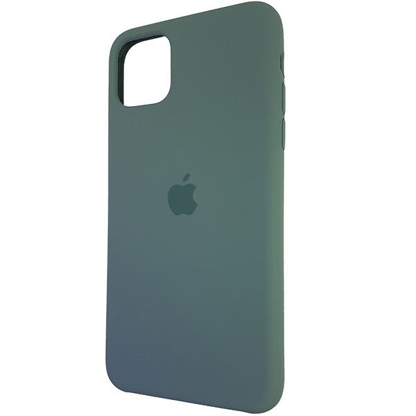 Чехол Copy Silicone Case iPhone 11 Pro Max Wood Green (58)