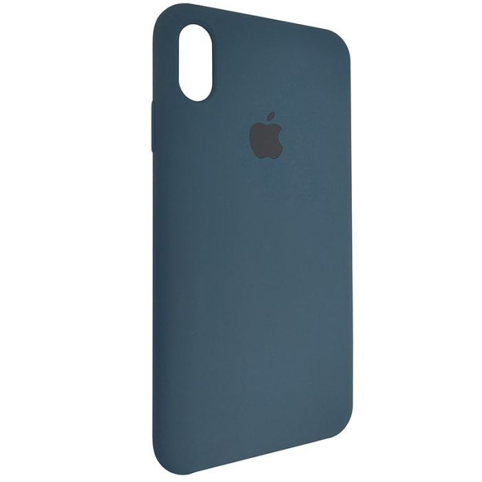 Чохол Copy Silicone Case iPhone XS Max Midnight Blue (8)