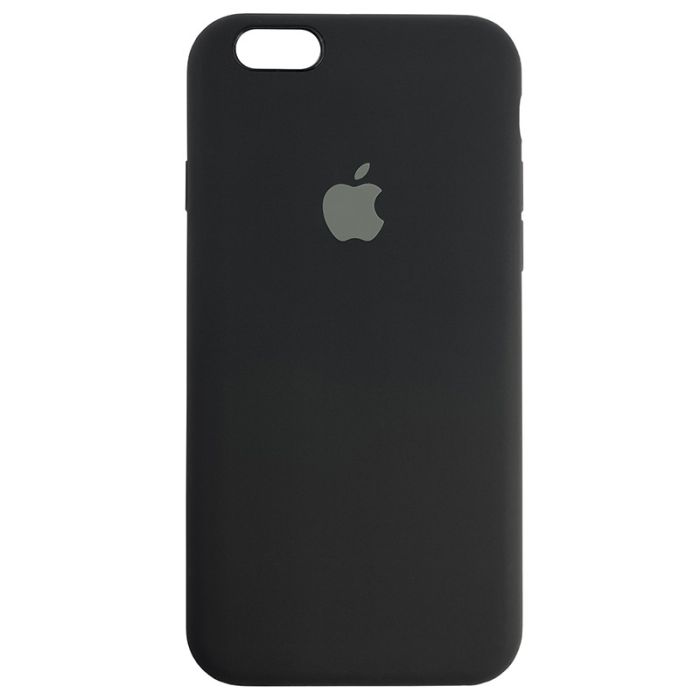 Чохол Copy Silicone Case iPhone 6 Чорний (18)