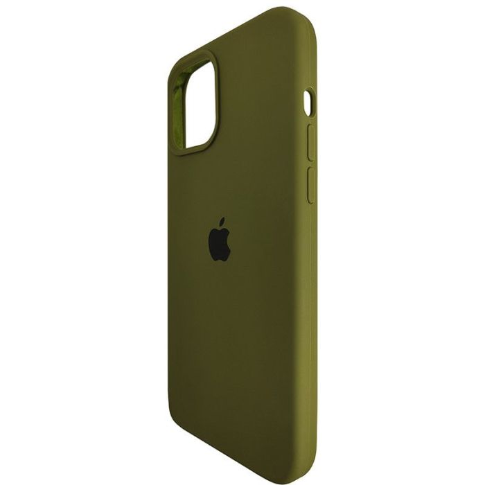 Чехол Copy Silicone Case iPhone 12/12 Pro Dark Green (48)