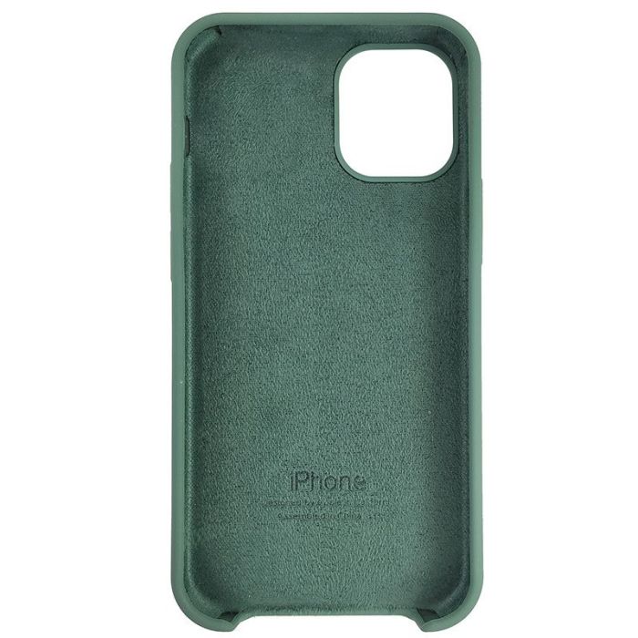 Чехол Copy Silicone Case iPhone 12 Mini Wood Green (58)