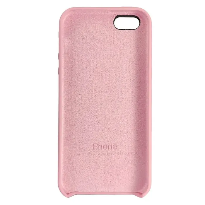 Чохол Quality Silicone Case iPhone 5/5s/5SE Light Pink (6)