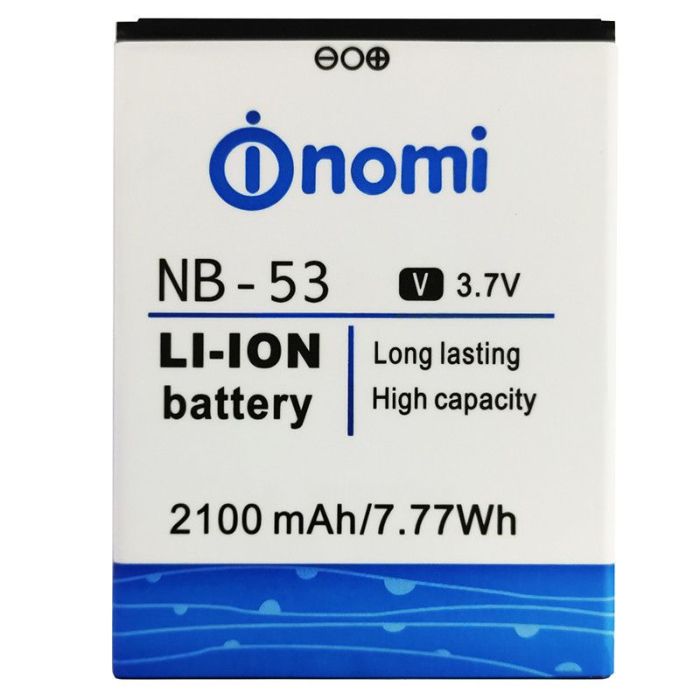 Акумулятор для Original PRC Nomi i502 Drive, NB-53 (2100 mAh)