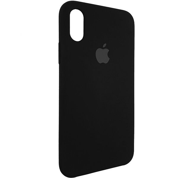 Чохол Copy Silicone Case iPhone X/XS Чорний (18)