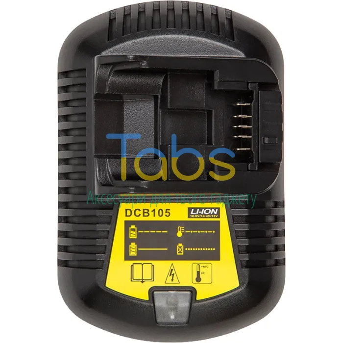 Зарядний пристрій PowerPlant для електроінструментів DEWALT DCB105, 12V-20V 1.5A, Li-ion - зображення 1