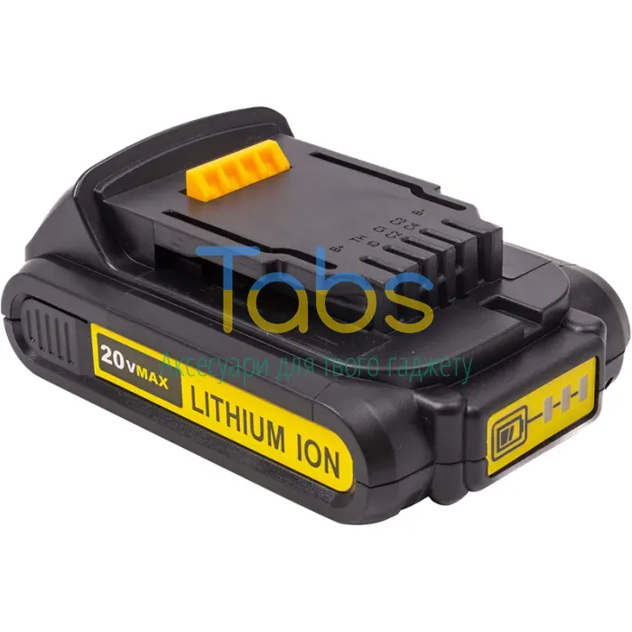 Акумулятор PowerPlant для електроінструментів DEWALT XR 20V, 2Ah, Li-ion - зображення 1