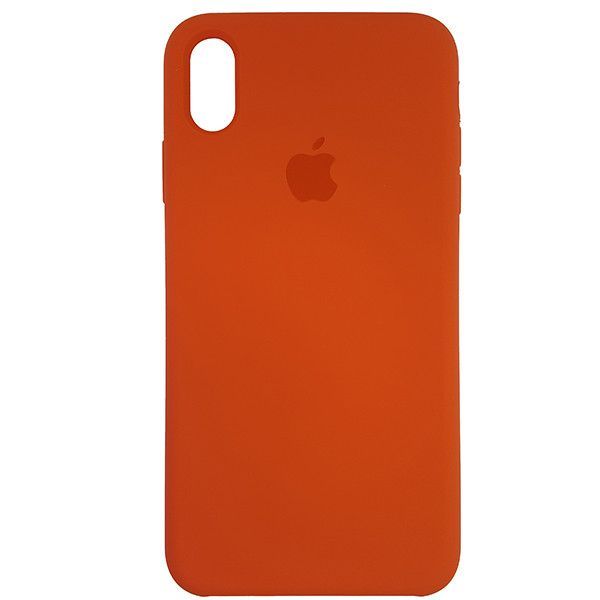 Чохол Copy Silicone Case iPhone XS Max Orange (13)
