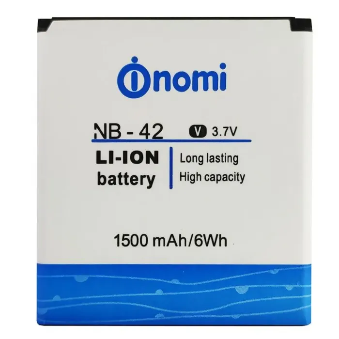 Аккумулятор для Original PRC Nomi i401 Colt, NB-42 (1500 mAh)