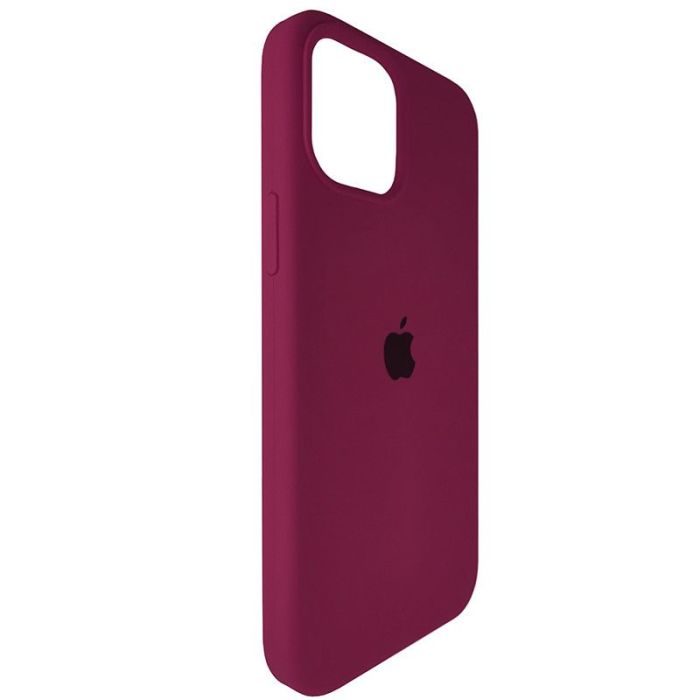 Чохол Copy Silicone Case iPhone 12 Pro Max Bordo (52)