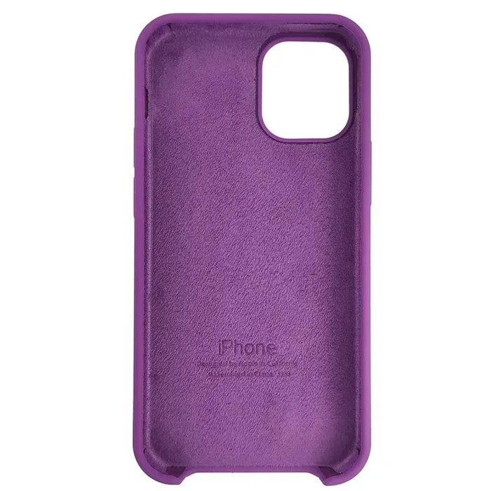 Чехол Quality Silicone Case iPhone 12 Mini Purpule (45)