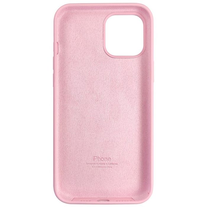 Чохол Copy Silicone Case iPhone 12/12 Pro Light Pink (6)