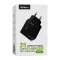 Мережевий зарядний пристрій (адаптер) WALKER WH-43 35W GAN PD_35W, QC3.0_30W black